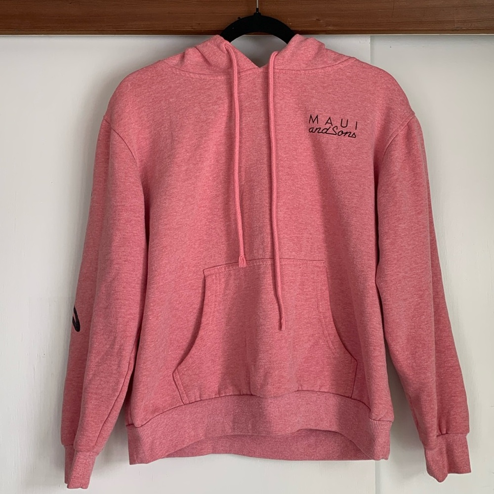 Maui & Sons Pink Hoodie size medium